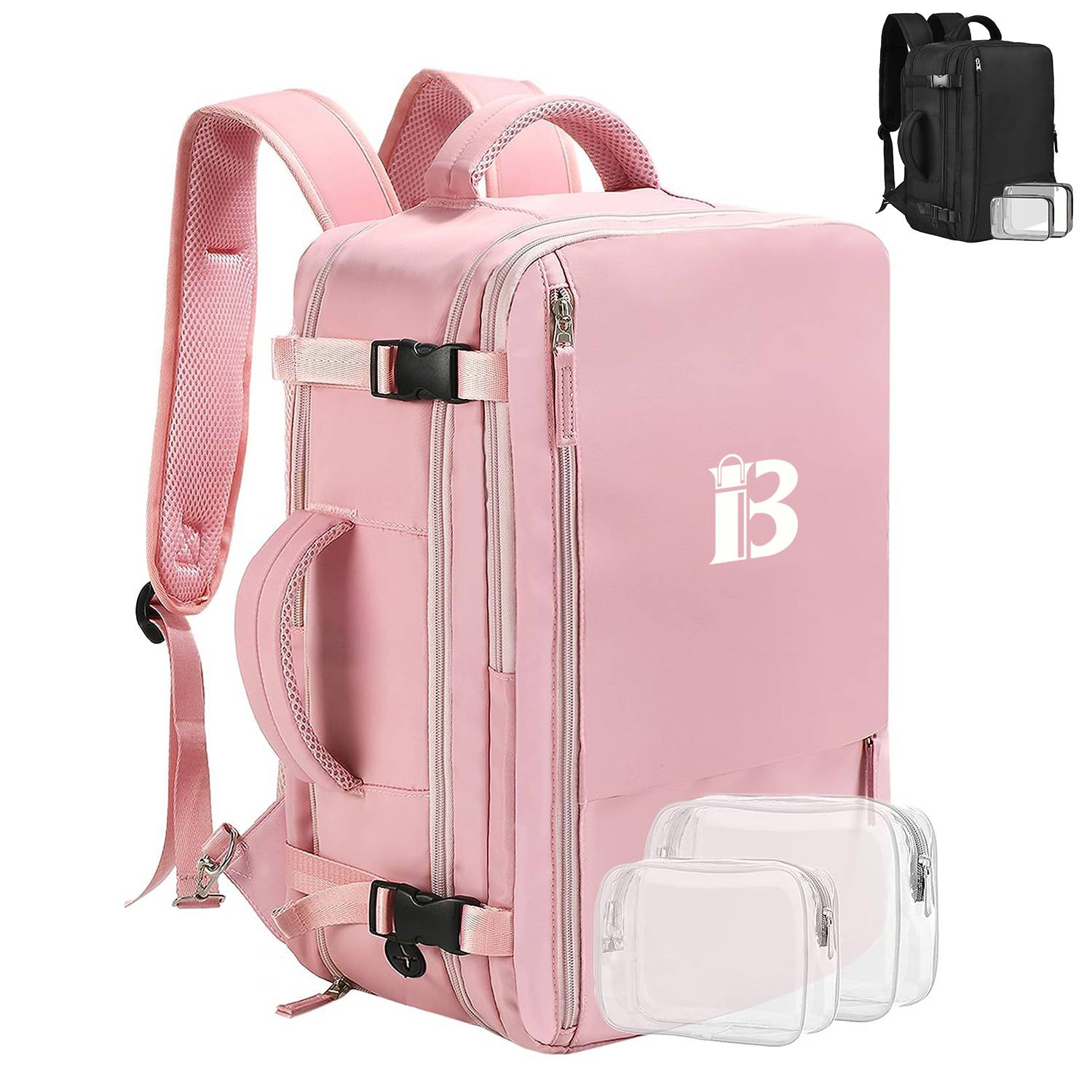 Large Travel Backpack Casual Bag for Women Flight Approved