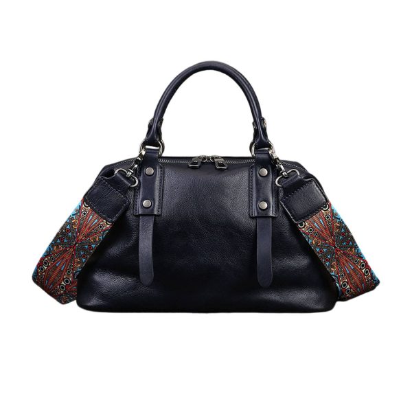 Genuine cowhide tote bag