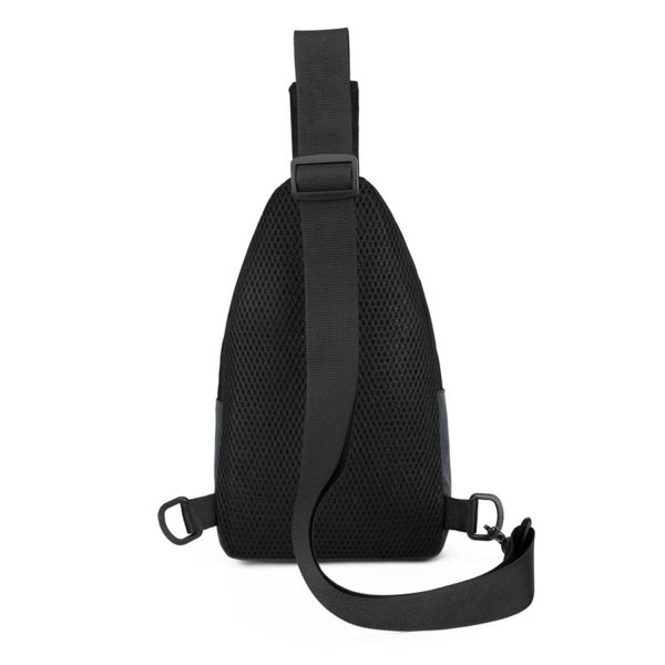 Cycling fitness storage Chest bag with reflective strip