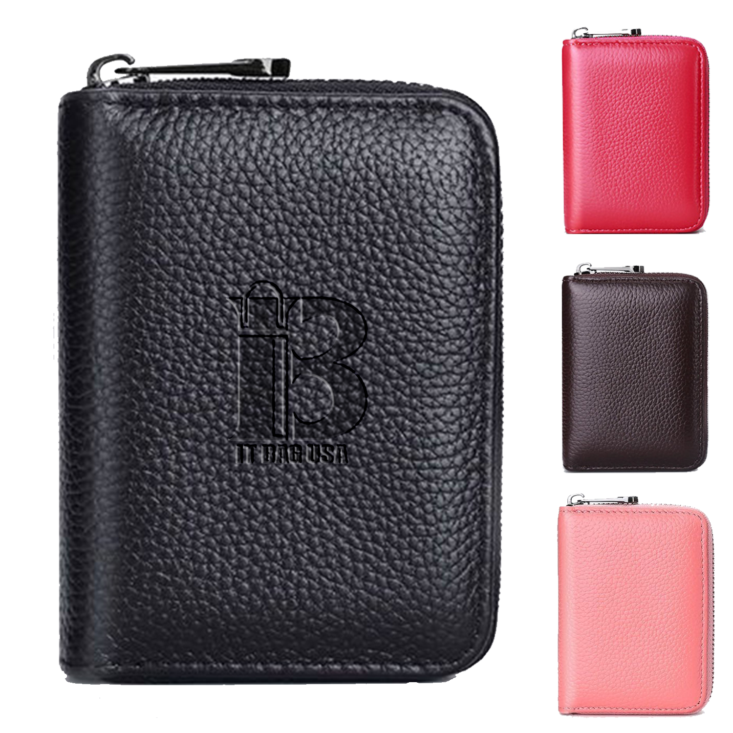 Credit Card Holder PU Leather Small Wallet