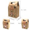 Christmas Kraft Paper Gift Bags