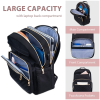 Oxford Waterproof Travel Backpack With Usb Charging Port