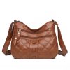 PU Leather soft shoulder cross-body bag