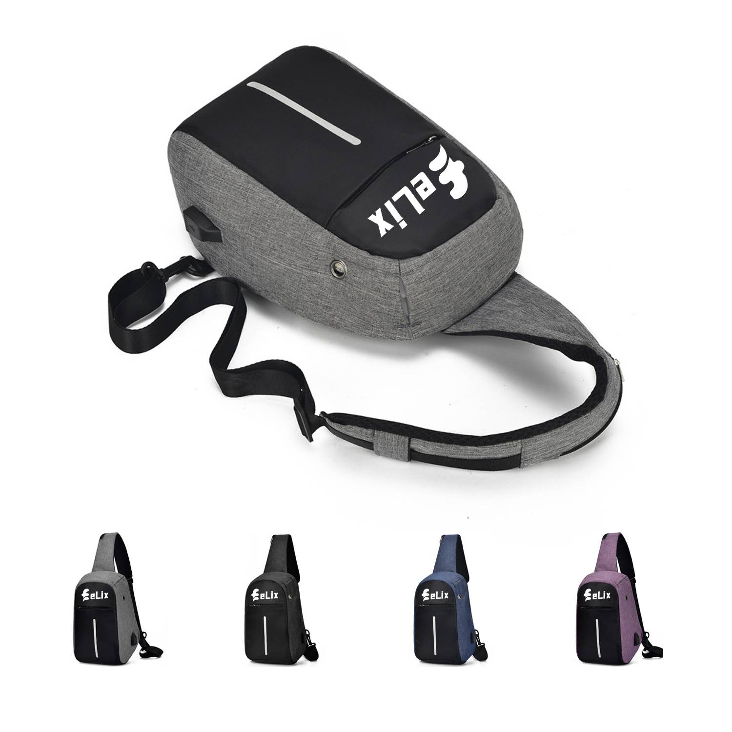 Men'S Shoulder Sling Bag