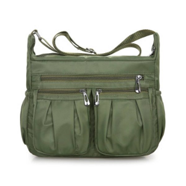 Oxford Cloth Crossbody Bag Multi-compartment Lightweight