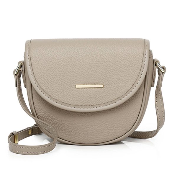 Genuine Leather Adjustable Strap Crossbody