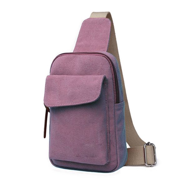 Canvas Crossbody Backpack for Women & Men Chest Bag