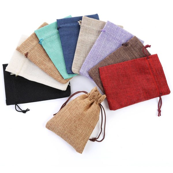 Burlap Drawstring Gift Bag