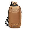 Oxford Men Sling Backpack Anti Theft Crossbody Shoulder Bag