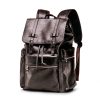 PU soft leather backpack