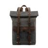 Waterproof Waxed Canvas Backpack for Men