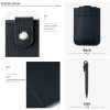 Genuine Leather portable slim coin purse/Wallet card case
