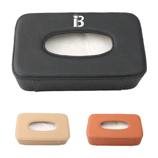 PU Leather Tissue Holder for Car
