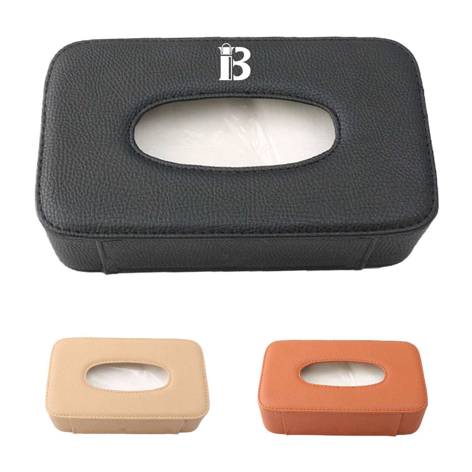 PU Leather Tissue Holder for Car