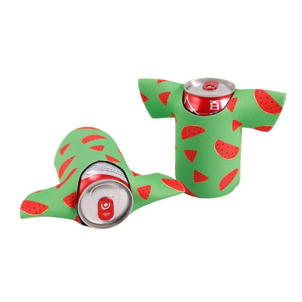 Neoprene t-shirt clothes can cooler holder