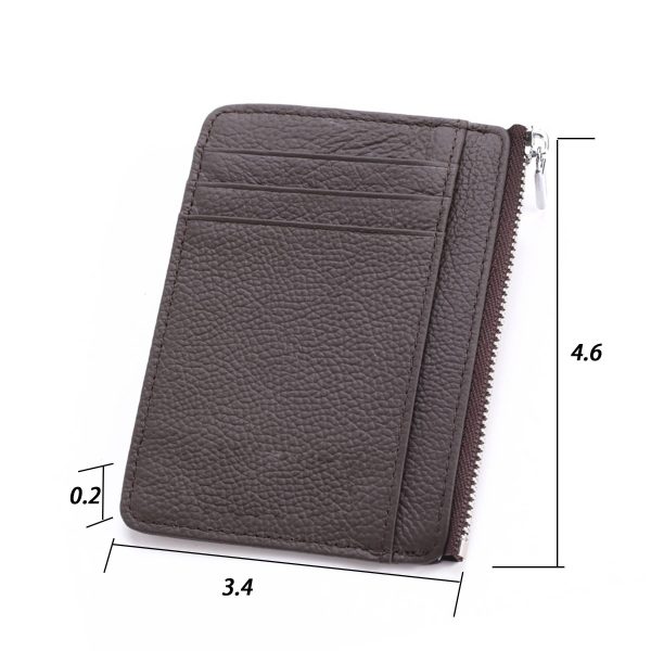 genuine Leather RFID anti magnetic multifunctional card bag
