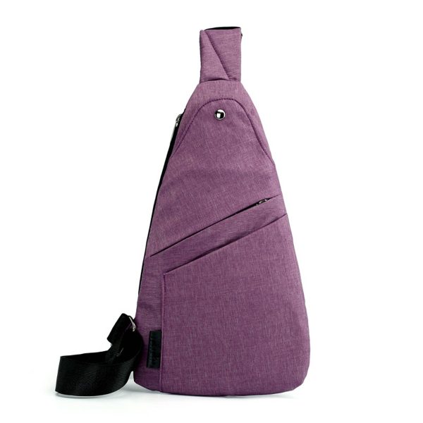 Canvas Crossbody Personal Pocket Bag