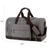 Canvas Shoe Compartment Travel Tote Duffel Bag