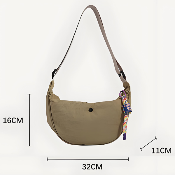 Large-Capacity Nylon Single-Shoulder Cross-body Bag