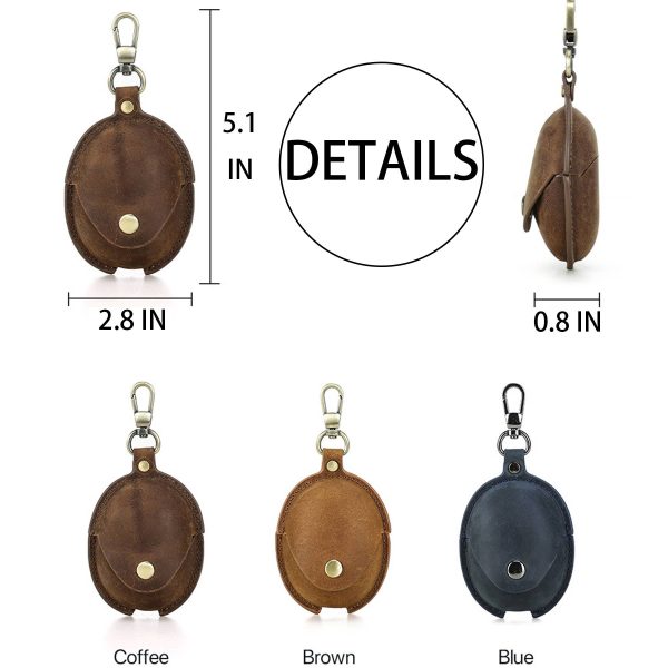 Genuine Leather Bluetooth headset drop protection case