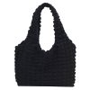 Canvas girl's cloud puff shoulder bag