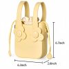 PU Leather Drawstring Bucket Tote Bags for Women
