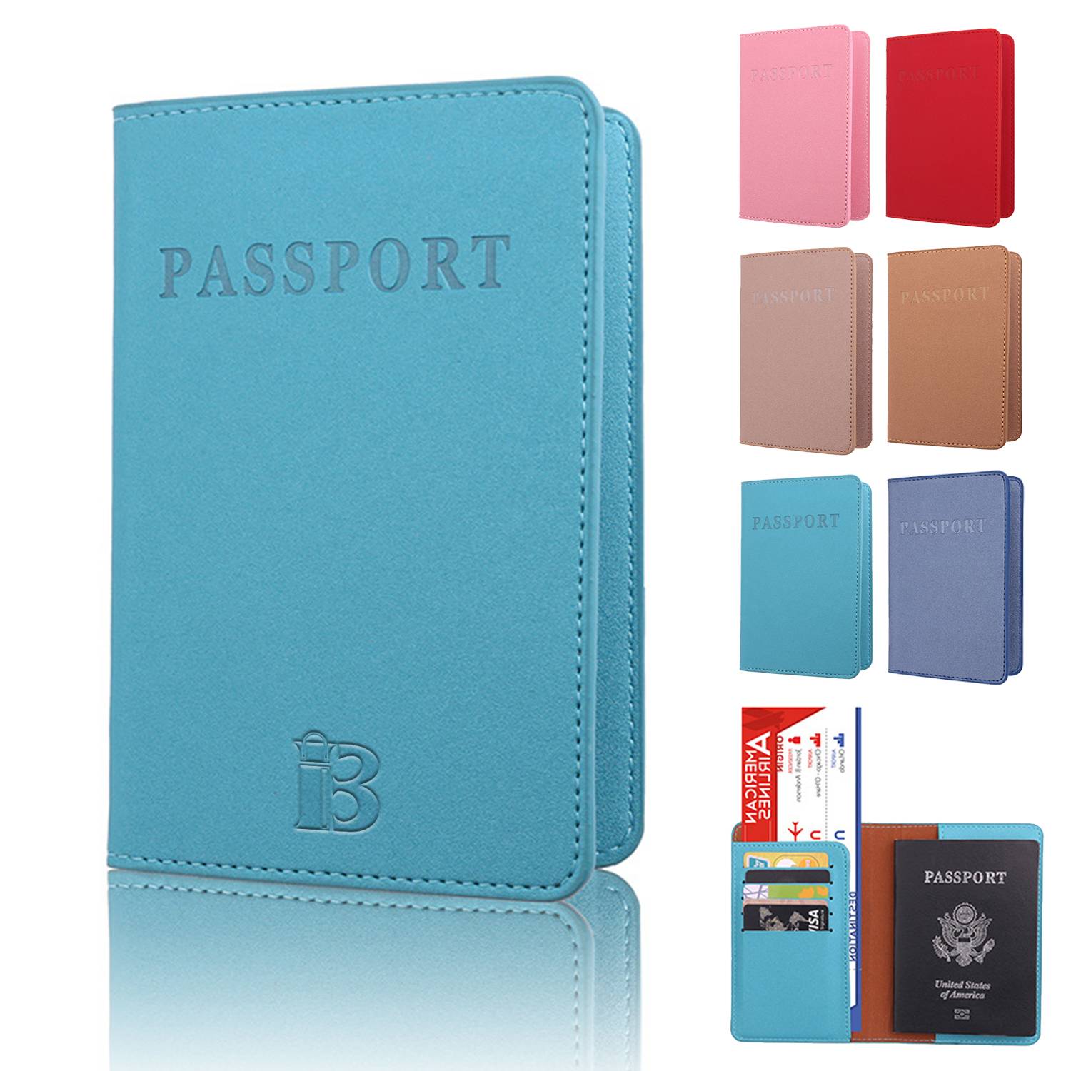 PU ID Folder Passport Bag