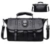 PU Punk vintage shoulder biker diagonal bag