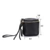 Genuine leather women's mini carrying coin bag
