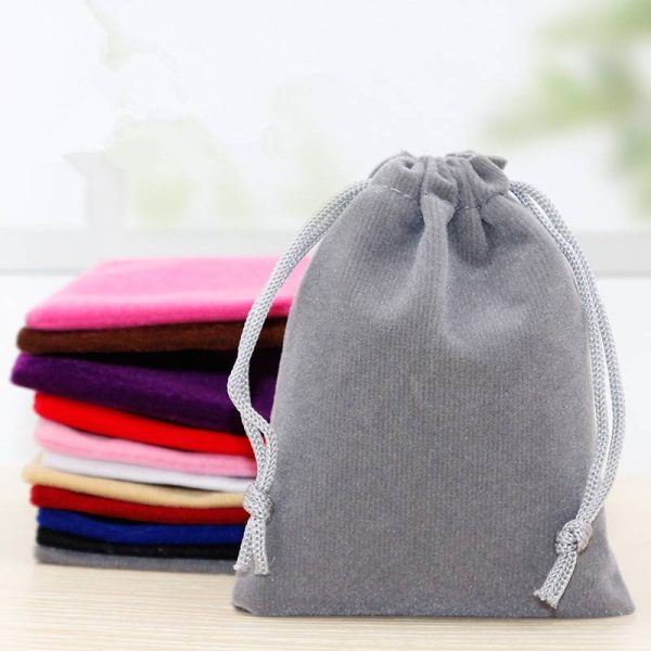Velvet Jewelry Drawstring Bag