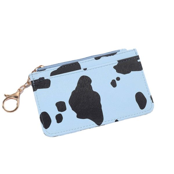Pu Leather Cow Print Wallet