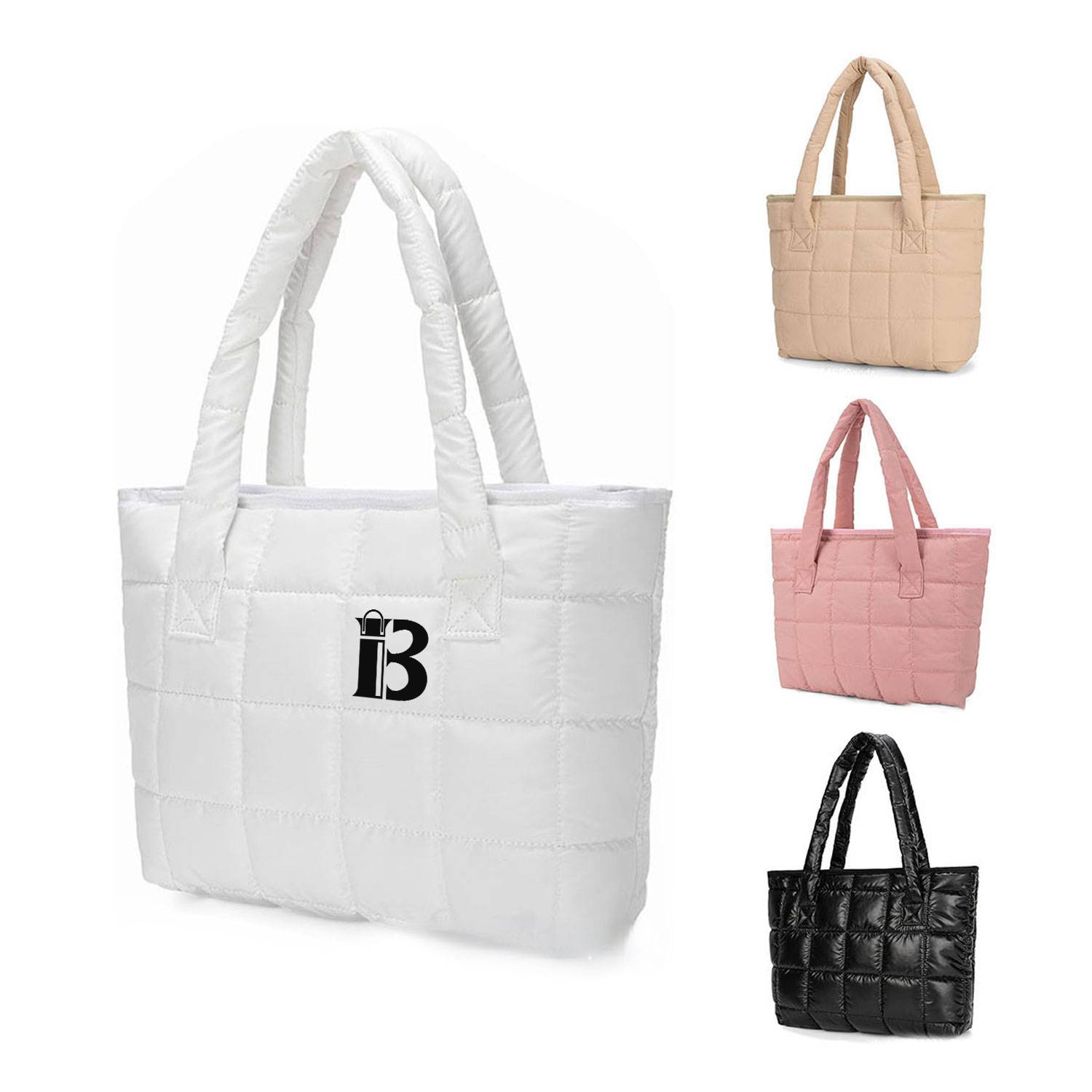 Soft Down Cotton Padded Quilted Bag for Womens