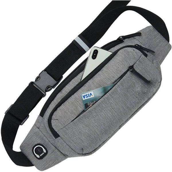 Large Crossbody Fanny Pack for Women Men Belt Bag