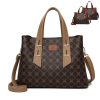 Printed Women's Handbag Retro Style Commuter Shoulder Bag Wo