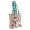 Christmas Hand Snowman Tote Bag Xmas Party Favors