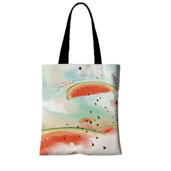 Full color rainbow tote bag