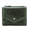 Genuine Leather RFID Anti-thief Zippered Wallet
