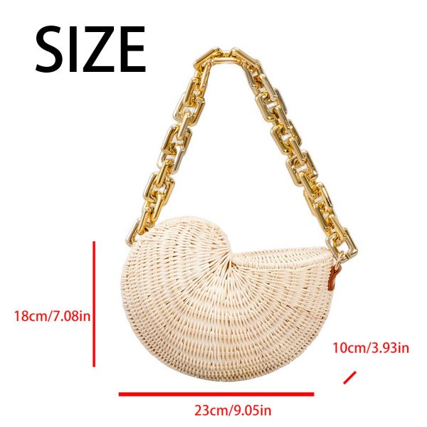 Wood Vintage shoulder tote bag