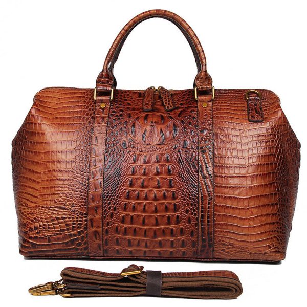 Large Leather Wearable Duffel bag