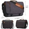 17-17.3 Inch Water-resistant Canvas Computer Messenger Bag