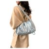 Faux Leather Shoulder Bag