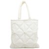 Nylon Simple puff down tote bag