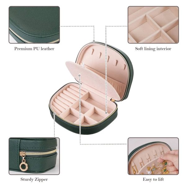 PU Leather Travel Jewellery Box for Women