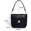 Women's Genuine Leather Flap Tote Bag