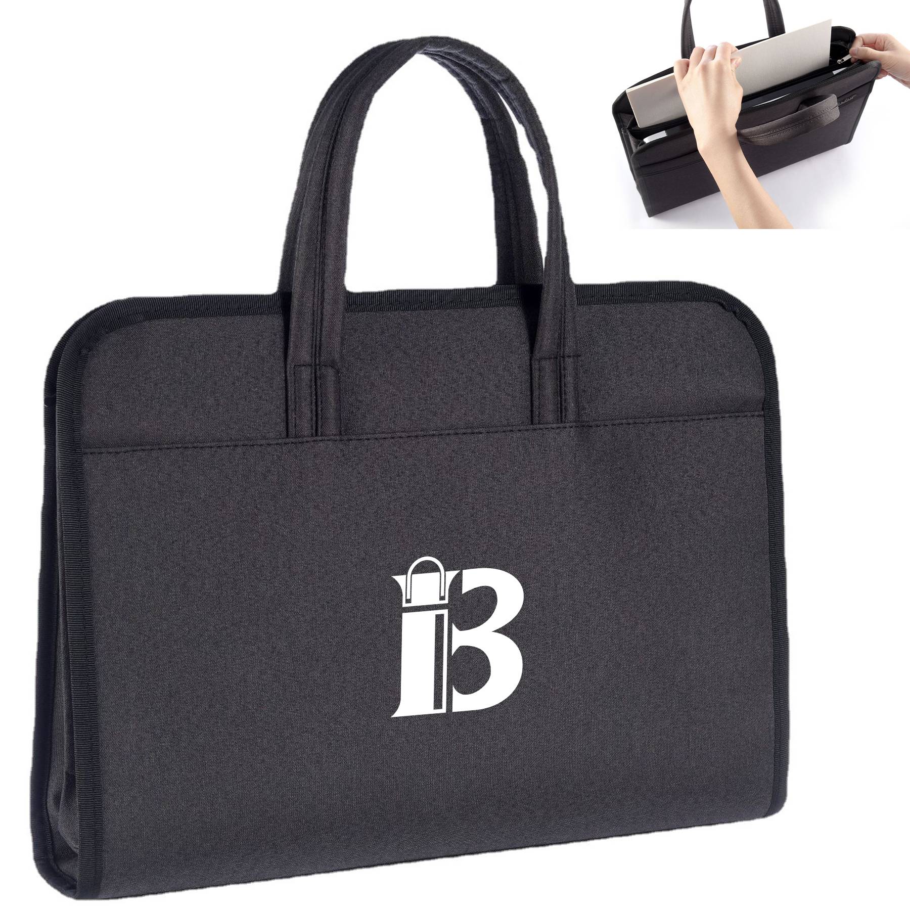 Oxford Large capacity business commuter computer bag