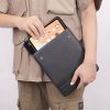 Leather Waterproof Wearable Shockproof Notebook storage bag