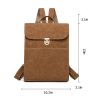 PU large-capacity simple casual backpack