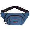 3-Zipper Oxford Fanny Pack