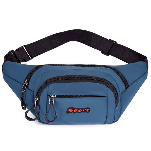 3-Zipper Oxford Fanny Pack
