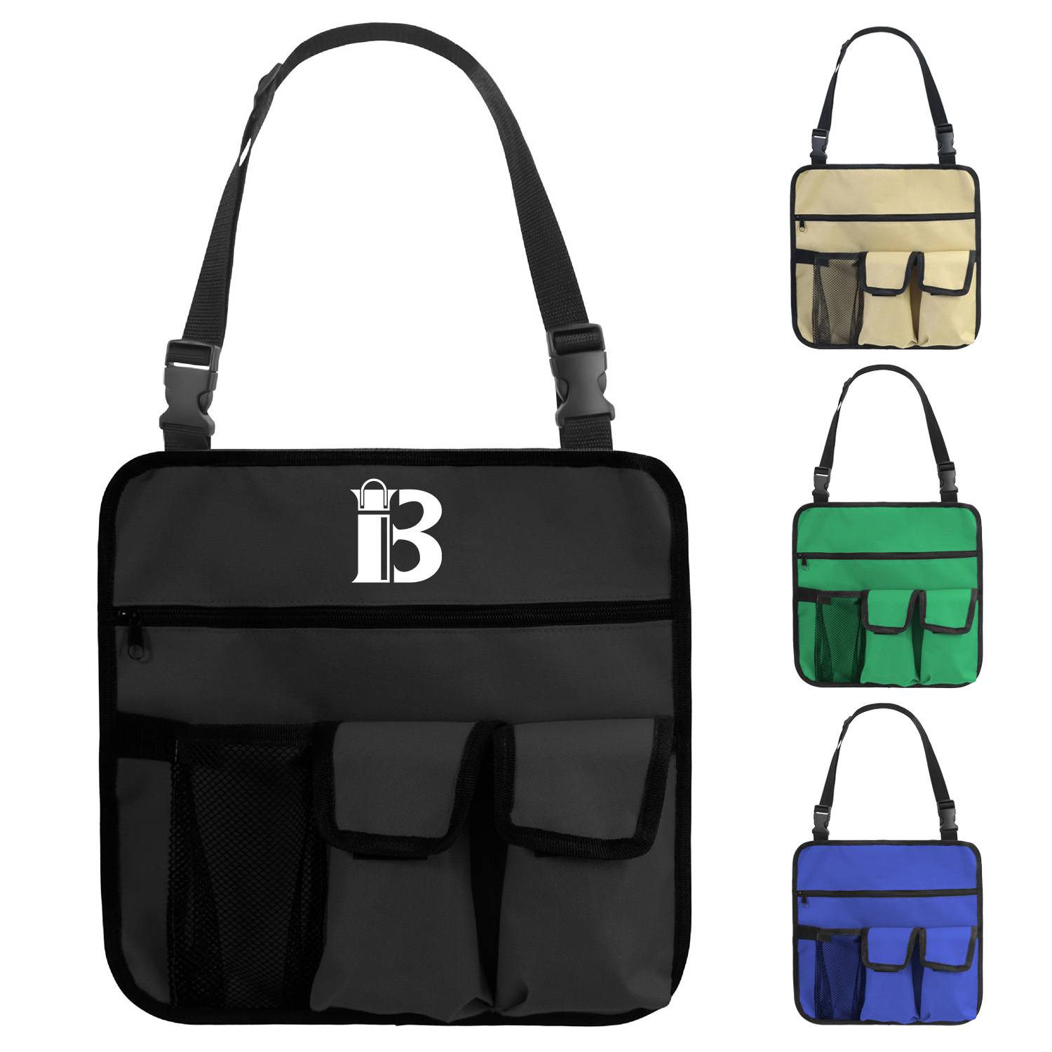 Oxford Multi-Pocket Hanging Storage Bag for Chair
